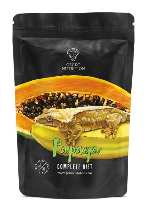 Gecko Nutrition Papaja- Pokarm dla gekonów, papka 50g