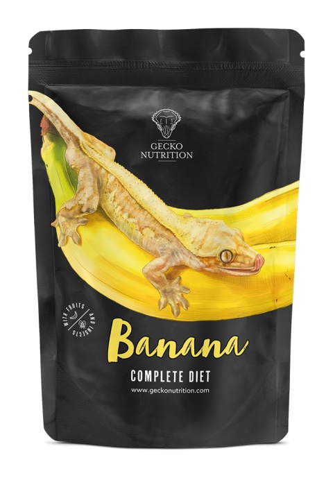 Gecko Nutrition Banan- Pokarm dla gekonów, papka 100g