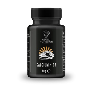 Gecko Nutrition Calcium + wit D3 50g