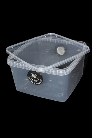 Pojemnik typu braplast 3L (19x19x12cm) z wentylacją