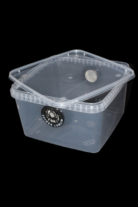 Pojemnik typu braplast 3L (19x19x12cm) z wentylacją Pojemnik typu braplast 3L (19x19x12cm) z wentylacją